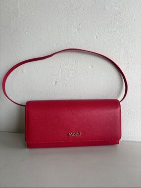 Jacob Red Leather Crossbody Clutch